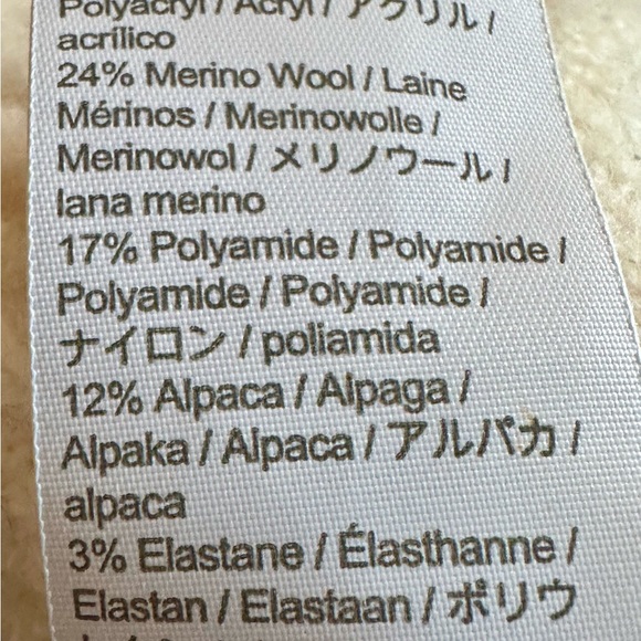 J. Crew Alpaca blend long cable knit open sweater - Picture 4 of 9